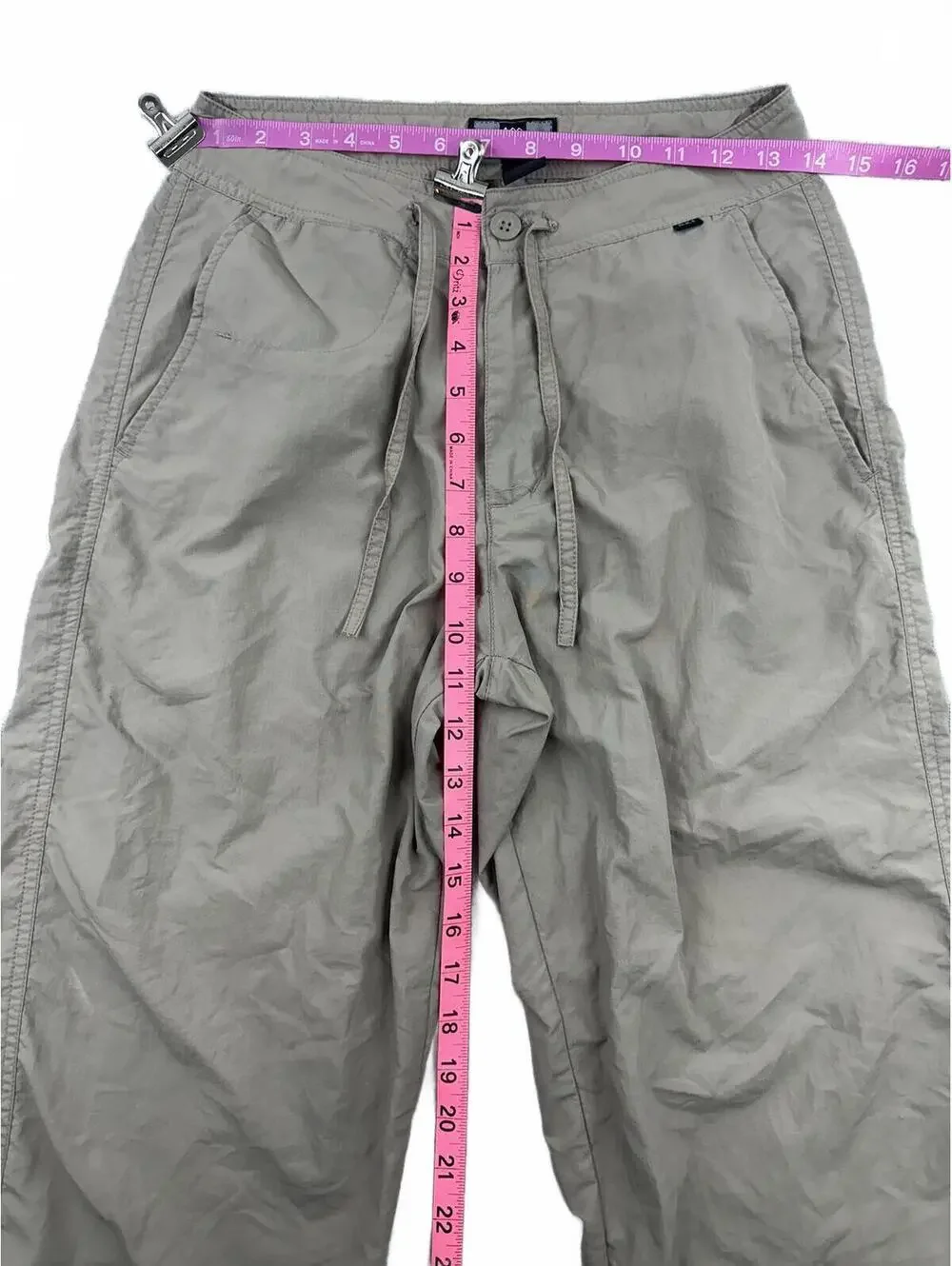Gorpcore REI Beige Drawstring Pants